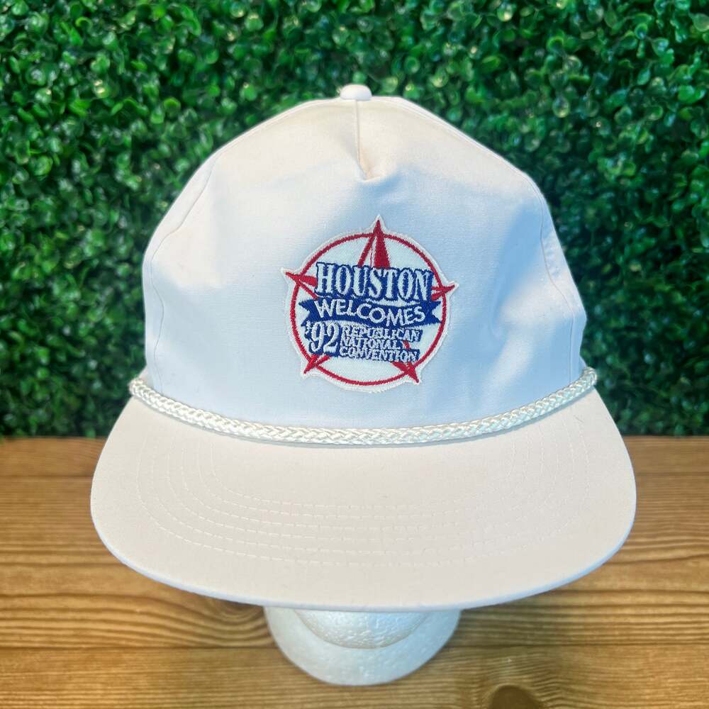 Vintage 1992 Houston Republican National Convention Rare Adult Snapback Hat Cap